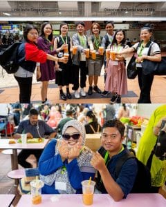 image compilation of guests at little india