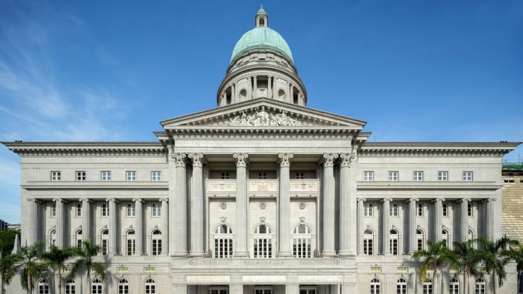National Gallery Singapore front facade