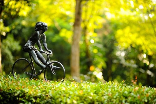 Sculpture 13 Girl on a Bicycle
