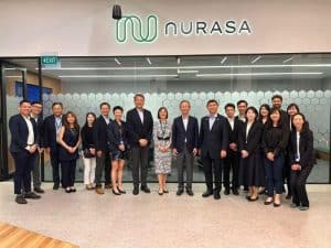 Group of visitors to Nurasa