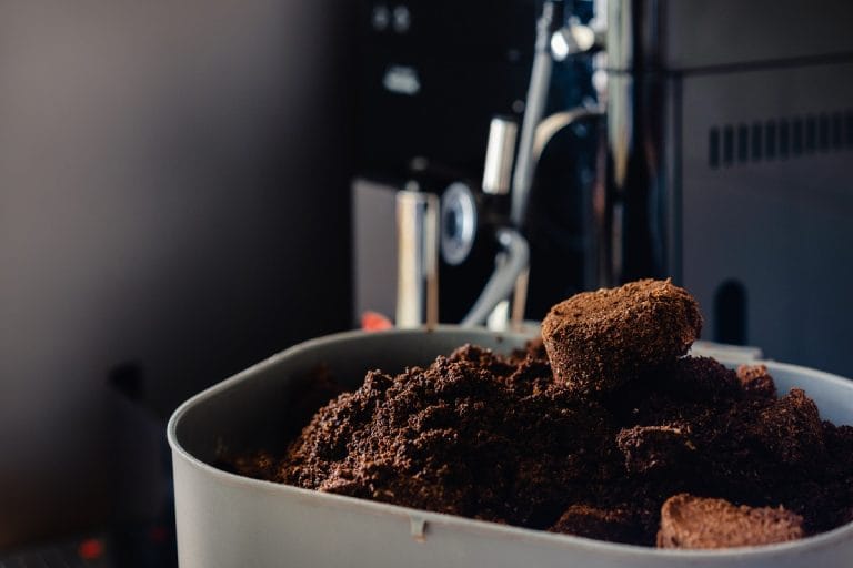 used coffee grounds